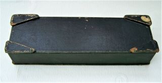 Victorian Glove Box,  Silver Handled Stretchers & Shoe Horn,  Silver Topped Box 3