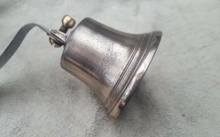 Large Brass Vintage Butler ' s/Shop Bell on Spring 2