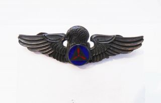 WWII CAP Pilot Named Group Liaison Patrol Mexican Border Civil Air Patrol,  Wings 10