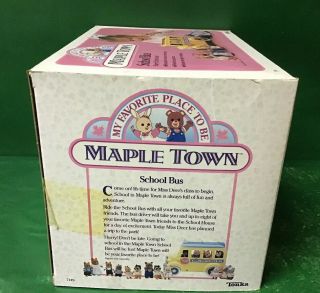1988 Maple Town “SCHOOL BUS” NIB BY TONKA 4