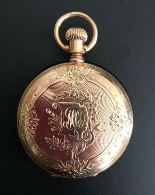 Waltham Pocket Watch 14k Gold,  1887
