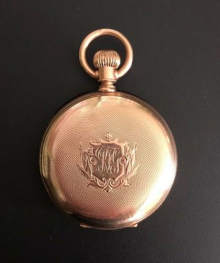 Waltham Pocket Watch 14k Gold,  1883