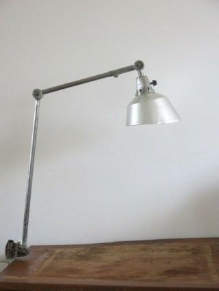 Vintage Industrial Bauhaus Midgard Curt Fischer Wall/surface Lamp Veb Kahla