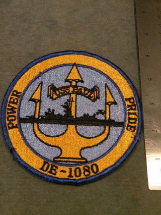 1970s Us Navy Ship Patch,  Uss Paul - Japanese Made