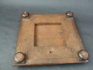 Early 19th c Large Wooden Display Stand for A Bust Or Similar 5