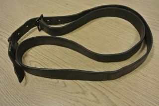 1934 Dated German WW2 Mauser K98 MG - 34 Rifle Leather Sling (2674) 2