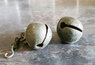 Antique Bronze Metal Crotal Bell Rumble Bell Bells