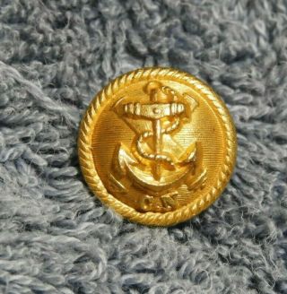 Confederate Navy Cuff Button Courtney And Tennent Backmark