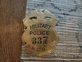 Cpd Military Police Badge Rare Panama Canal Divison (department)