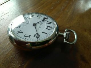 Hamilton 18S Pocket Watch / 948,  17 Jewels,  Adjusted 3 Positions / Serviced. 2