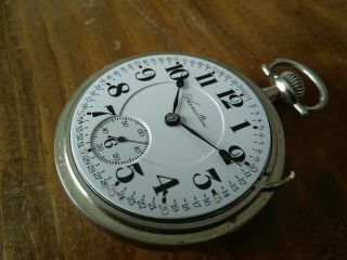 Hamilton 18S Pocket Watch / 948,  17 Jewels,  Adjusted 3 Positions / Serviced. 6