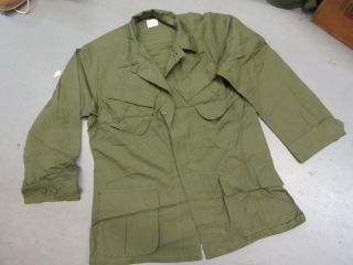 Us Vietnam Era 1969 Dated Ripstop Slant Pocket Jungle Shirt Medium Regular Og107
