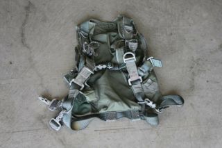 Vintage Us Military Parachute Harness Marked J - 22