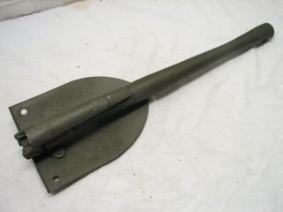 Vietnam Era Ames Us Military Shovel 1966 Wood Portable Spade Folding Tool Army