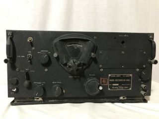 Wwii Signal Corps Us Army Radio Receiver Bc 348 - L Dated 1942