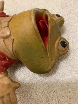 Vintage 1948 Ed Mcconnell Rempel Froggy The Gremlin Rubber Squeak Toy 5” Ghoul 7