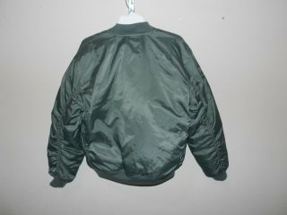 NWOT,  Vintage USAF Jacket Flyer ' s Man Intermediate MA - 1 Hal Industries,  Size M 2