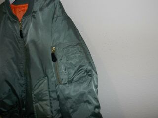 NWOT,  Vintage USAF Jacket Flyer ' s Man Intermediate MA - 1 Hal Industries,  Size M 4