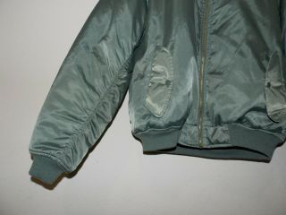 NWOT,  Vintage USAF Jacket Flyer ' s Man Intermediate MA - 1 Hal Industries,  Size M 6