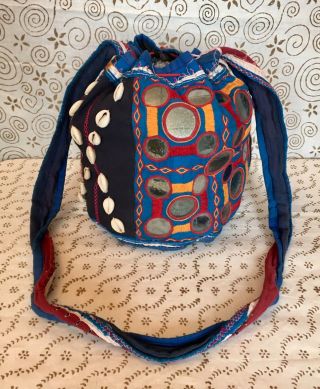 Patchwork/bag/tribal/indian/vintage Banjara/mirrored/hippy/boho/handmade/textile