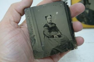 3 VERY OLD PHOTOGRAHIC IMAGES AMBROTYPE DAGUERREOTYPE - L@@K - RARE 3