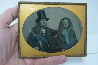 3 VERY OLD PHOTOGRAHIC IMAGES AMBROTYPE DAGUERREOTYPE - L@@K - RARE 4