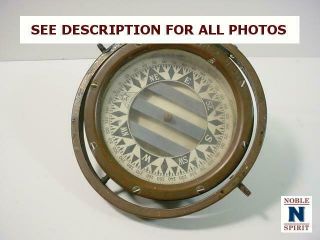 Noblespirit {3970}incredible Vintage Star - Boston Nautical Compass