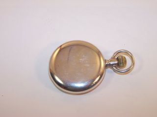 Vintage OMEGA 16s.  935 Sterling Silver Swing Out Case Pocket Watch 8