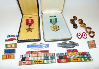 Vietnam 39th Signal Battalion Us Army Group,  Bronze Star,  Cib Named Commendation