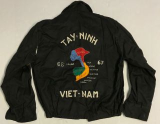 Vietnam Hand Embroidered Child ' s Souvenir Tour Jacket Tay - Ninh 66 - 67 6
