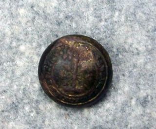 Antique Civil War Confederate South Carolina State Seal Cuff Button