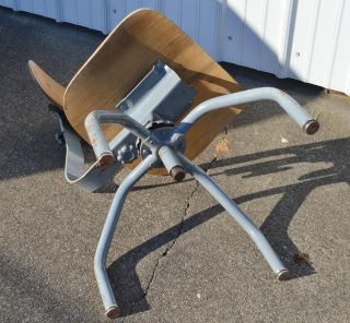 Vintage Singer Sewing Machine Adjustable Industrial Swivel Chair 4