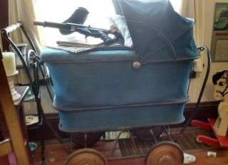 Vintage Baby Carriage Buggy