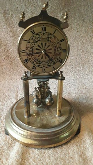Vintage Kundo Kieninger Obergfell West German Clock For Repair Or Restoration