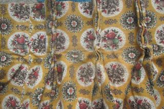 11 Pc Set Vintage Colonial Curtain Drape 2 Pinch Pleat 58x78 4 Valances 3 Unfini