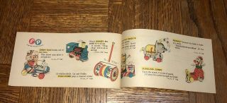 Rare Signed By Herman Fisher Vintage Fisher Price Pull Toy Brochure Train Etc. 4