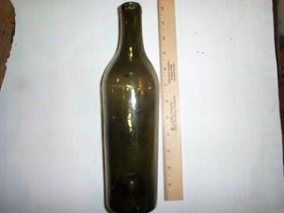Vicksburg Civil War Dug Relic Soldiers Camp Crude Black Glass Wine Bottle
