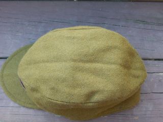 WWII JAPANESE ARMY WOOL HAT / CAP Complete & 7