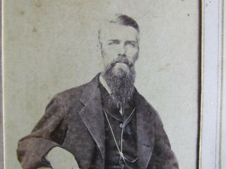 Confederate 3rd Alabama Infantry Major Whitfield Walker Cdv Photograph