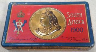 1900 Year Tin Of Chocolates From Queen Victoria