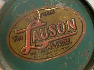 Antique Vtg 20s - 30s 4 Cycle LAUSON Engine Gas Tank for Motor Holstein Wisc 6