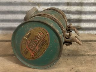Antique Vtg 20s - 30s 4 Cycle LAUSON Engine Gas Tank for Motor Holstein Wisc 7