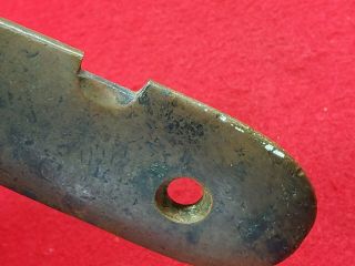 Civil War M1841 Mississippi Rifle Musket Brass Buttplate 4