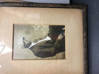 Vintage Framed Cabinet Photo Of Handsome Young African American Man