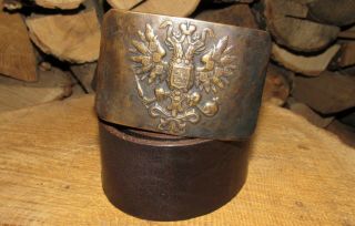 Buckle & Leather Belt " Nikolay - Ii Regular Russian Imperial Army " 8
