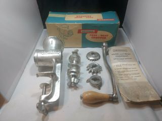 Cast Iron Vintage Universal Food And Meat Chopper.