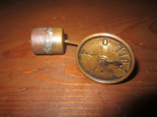 Antique Vintage 500 Series Perfection Kerosene Oil Heater Fuel Gauge Brass