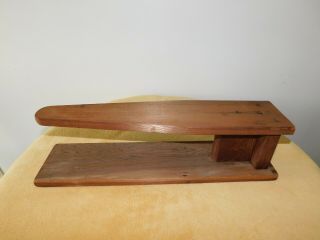 Vintage Small Wooden Tabletop Ironing Board