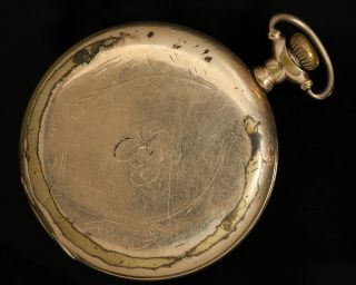 Antique 1910 South Bend 16s 17j Adj.  212 Pocket Watch for Restoration 3