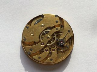 43 mm ULYSSE NARDIN LOCLE GENEVE Movement For Full Hunter Pocket Watch Case Runs 2